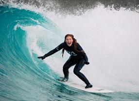 In the barrel at The Wave credit Image Cabin