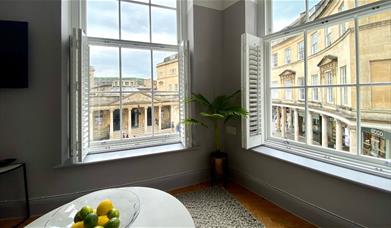 Bath Keys view from dining room