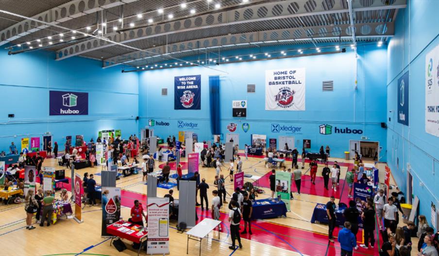 South Glos & Stroud College Sports Hall - Stands