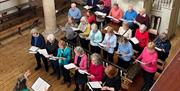 Group in chapel