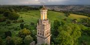 Beckford's Tower & Museum overlooking the city of Bath