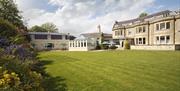 View of south facing lawns at Leigh Park Hotel