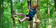 Women on high ropes