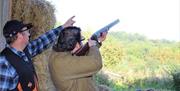 Clay pigeon shooting