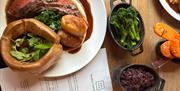 Roast dinner at The Square Club