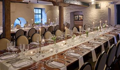 Long table at event in Hotel Du Vin & Bistro
